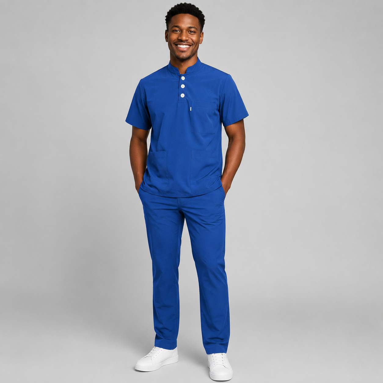 Conjunto de filipina estilo mao para hombre