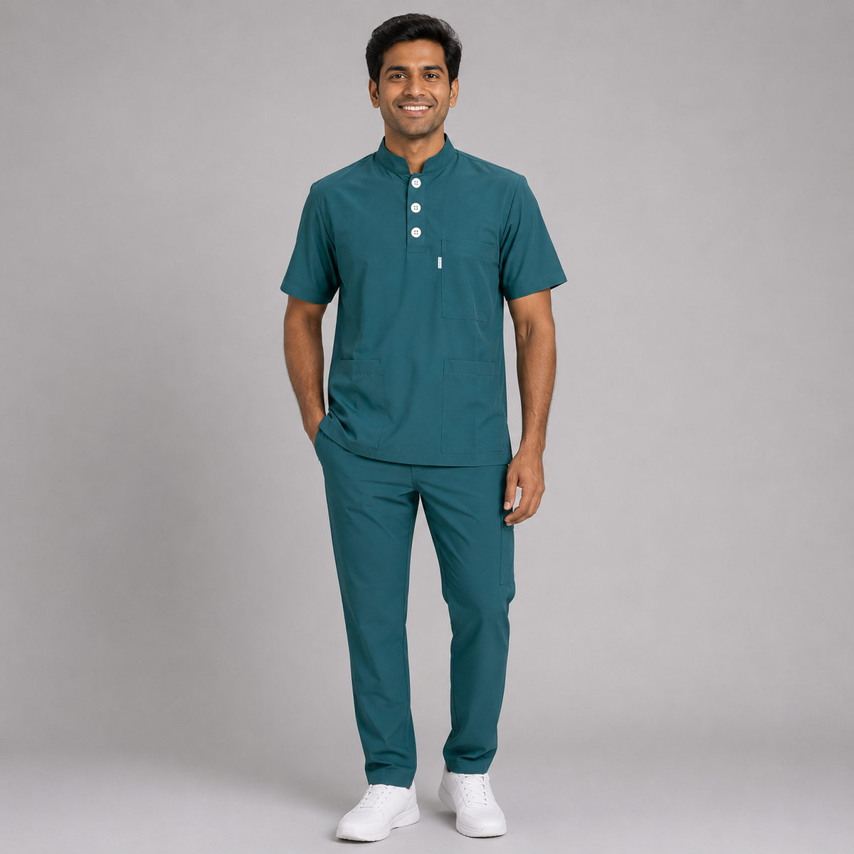 Conjunto de filipina estilo mao para hombre